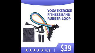 Resistance Bands Set Yoga Exercise