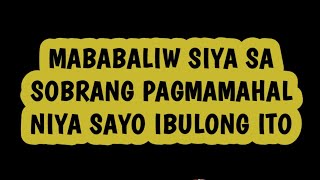 GRABE MABABALIW SIYA SA SOBRANG PAGMAMAHAL NIYA SAYO