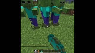 Iron Golem Vs 10 Zombies In Minecraft...