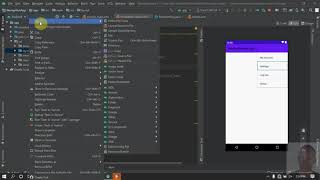 How to create android navigation menu with Navigation Drawer part 3