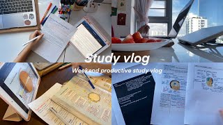 Weekend Productive Study Vlog