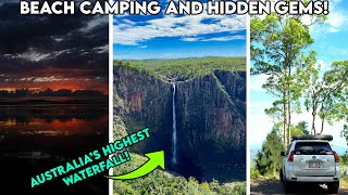 AUSTRALIA'S HIGHEST WATERFALL, TURQOISE SWIMMING HOLES AND BEACH CAMPING // LIVING OUT OF MY TOYOTA