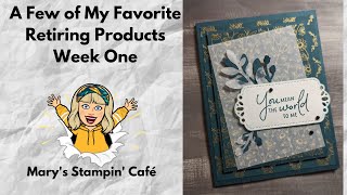 Stampin' Saturday Retiring Designer Series Paper - Say it Ain't So! - Sharing my Favorites.