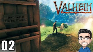 Valheim Gameplay Viking RPG Survival Game Part 2 Walkthrough