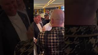 CRISTIANO  RONALDO, OLEKSANDR USYK TOUCHS DOWN IN RIYADH FOR THE TYSON FURY vs. FRANCIS NGANNOU