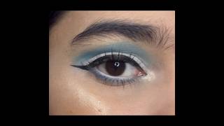 Wintery White Eyelook🩵🤍#trending#trendingshorts#shortvideo#shorts #song #bollywood #music #makeup