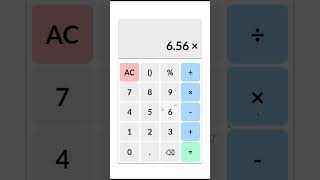 Create Calculator App using HTML, CSS and JavaScript #shorts