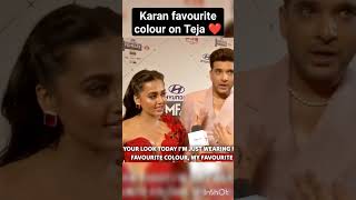 Oh My God.. Teja wears Karan Kundra favorate colour dress ❤️🥰 #tejaswiprakash #karankundra