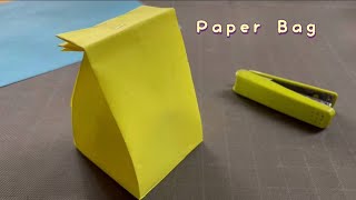 Paper Bag Making From A Paper