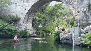 France Corse Baignade dans une rivière / France Corsica Best Swimming in a river