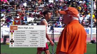 TEXAS RELAYS : VERNON TURNER WINS HIGH JUMP 2.30M =WL