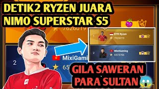 BTR RYZEN JUARA NIMO SUPERSTAR KE DUA KALINYA - NIMO SUPERSTAR S5