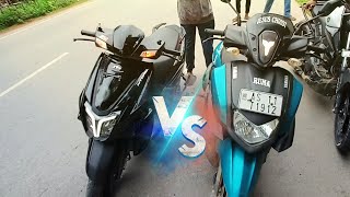 Yamaha ray-zr125 vs TVS Ntorq 🔥| DRAG RACE 🔥 TOP SPEED CHECK