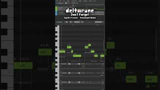 This is not a human singing. Deltarune - Don't Forget [SynthV cover] #shorts #synthesizerv #synthv