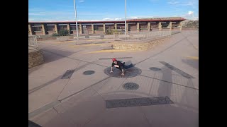 4k Where 4 states meet - The Four corners monument, - Arizona, Utah, Colorado, New Mexico