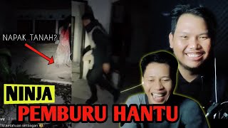 hantu nya langsung lari terbirit-birit