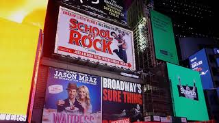 Times Square New York City by night