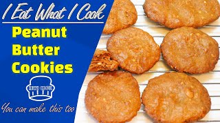 Crunchy Peanut Butter Cookies Recipe | Homemade Butter Cookies | IEWICOOK