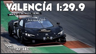 ACC Hotlap - Valencia Ferrari 296 GT3 1:29.9