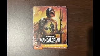 The Mandalorian Season 1 Blu Ray Steelbook Unboxing