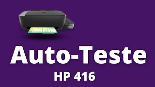 [Como Fazer] Auto teste impressora HP 416 Ink Tank