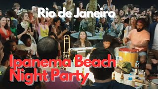 RIO DE JANEIRO BOARDWALK PARTY 👯🩴IPANEMA BEACH🏄‍♂️