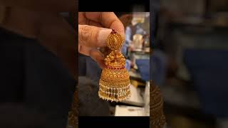 jhumka gold earrings designs || bridal gold earrings New design