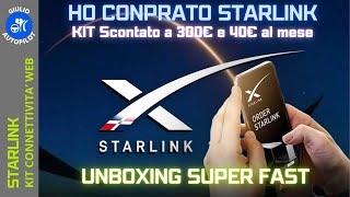 Ho Comprato il KIT Starlink: Unboxing FLASH direttamente dall'UFFICIO!