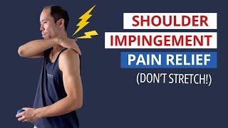 Shoulder Impingement PAIN RELIEF in 5 Minutes (Faster than Tylenol?!?)