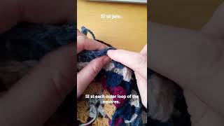 Slip stitch join for blankets