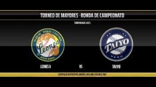 TORNEO DE MAYORES 2023-RONDA DE CAMPEONATO