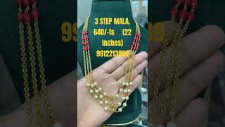 3 STEP MALA.      640/-fs     (22 Inches) trending stylish jewellery #jewellery #trending #beads