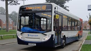 Stagecoach Midlands ADL Enviro 300 (KX60 AZL - 27684) running the 4B