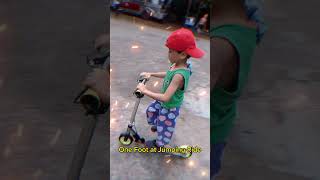 My New Scooter and Some Tricks #5yearsold #shortsvideo #scooter #scooterstunts #scooterboy