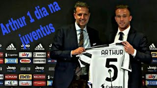 ARTHUR PRIMEIRO DIA NA JUVENTUS MUITA ESPECTATIVA