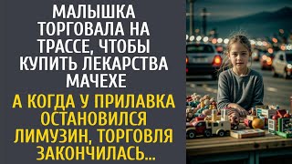 Малышка торговала на трассе, чтобы купить лекарства мачехе… А когда у прилавка остановился лимузин…