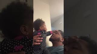 Kaleah Loves her dada #daddysgirl #dada #daddy #kbaytops