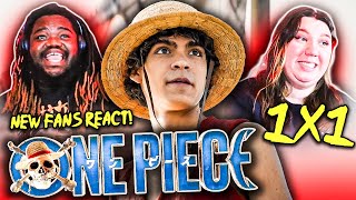 One Piece 1X1 LIVE ACTION REACTION! (Netflix) - NEW ONE PIECE FANS REACT!