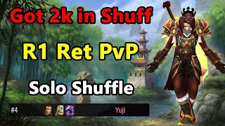 2k in Shuf! | R1 Ret PvP | WoW TWW Season 1 Arena