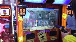 Wild West Shootout Ticket Redemption Video Arcade Machine