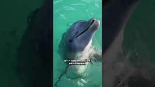 Rescued dolphin leads family to meet his savior ❤️