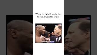 When the MMA media has to stand with the truth | UFC | UFC 291 | #shorts