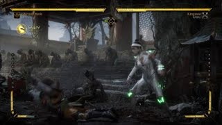 Mk11 kitana kill with 2 combos