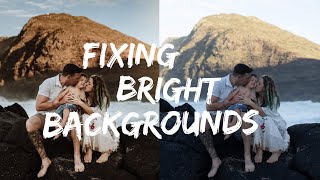 How to edit a bright background | Lightroom and Photoshop | Teal Garcia