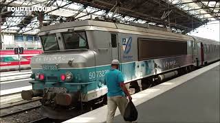 Locomotive BB 507323 à la Gare de Lyon à Paris le 10 aout 2022