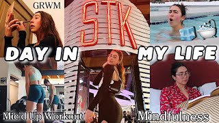 DAY IN THE LIFE OF MINDFUL LIVING | Leg Day Vlog, Cold Plunging, Hot Tubbing, & Fun Steakhouse Event