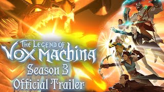 The Legend of Vox Machina Season 3 | Official Trailer | Prime Video