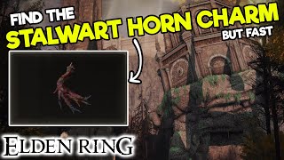 How to get the STALWART HORN CHARM in Elden Ring - Map Location - Find Rare Items Fast