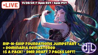 Rip N Ship Foundations Jumpstart and Dom Remastered Draft packs. 7 DMR Drafts left $5 each Exclusive