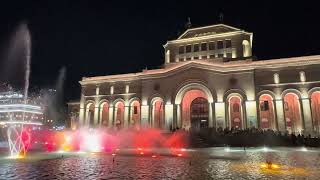 Singing fountains, Republic square, Yerevan, Armenia⛲️ #yerevan #ереван #armenia #nature